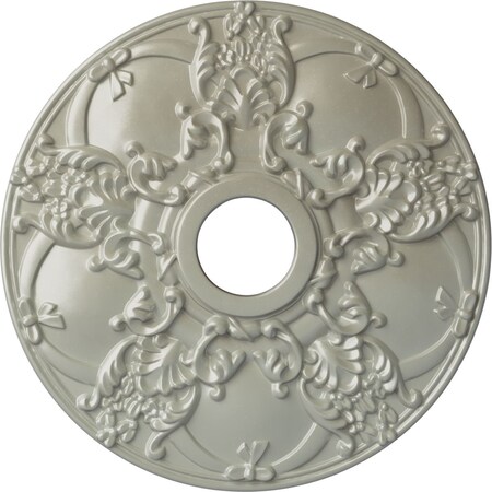 Ekena Millwork Norwich Ceiling Medallion (Fits Canopies up to 4 1/2"), 18"OD x 3 1/2"ID x 1 3/8"P, Flash Copper CM18NOFCS